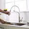 304/316 manguera flexible blanca pulida de acero inoxidable de la cocina del grifo del fregadero para el grifo de la cocina proveedor