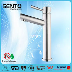 China Grifo patentado grifo de acero inoxidable del lavabo del cuarto de baño del nuevo diseño de Sento proveedor