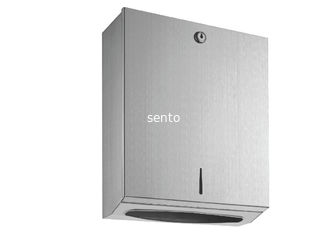 China Dipenser de acero inoxidable del tejido de cuarto de baño del hotel del tenedor de la toalla de papel de final de cepillo del satén del material del grueso proveedor
