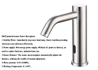 China rubinetto de acero del sensore Wasserhah de robinet de capteur del torneira de faucet grifo del sensor del hospital de los stainles sensorkraan proveedor