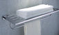 El cuadrado clásico del buen diseño diseña el estante de toalla de acero inoxidable montado en la pared del cuarto de baño proveedor
