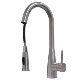 Maneras extraibles Mat Black Kitchen Faucet Pull de la manija 2 del mercado norteamericano solas fuera del acero 304/316 golpecito material proveedor