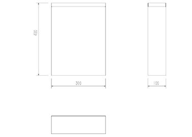 Compartimiento rectangular de acero inoxidable del tejido del bathrrom del hotel del cubo de la basura de la basura de la basura con la cubierta proveedor