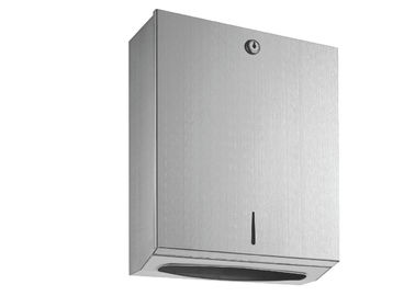 Dipenser de acero inoxidable del tejido de cuarto de baño del hotel del tenedor de la toalla de papel de final de cepillo del satén del material del grueso proveedor